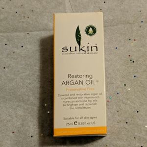 Sukin Restoring Argan Oil